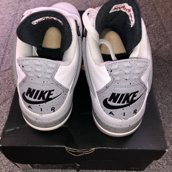 Air Jordan 4 Retro OG BG Cement 2016 Youth 6 - Picture 6 of 13